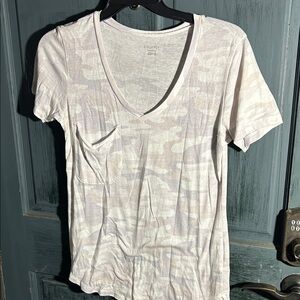 Z Supply Women's Camouflage V-Neck Top - Cream